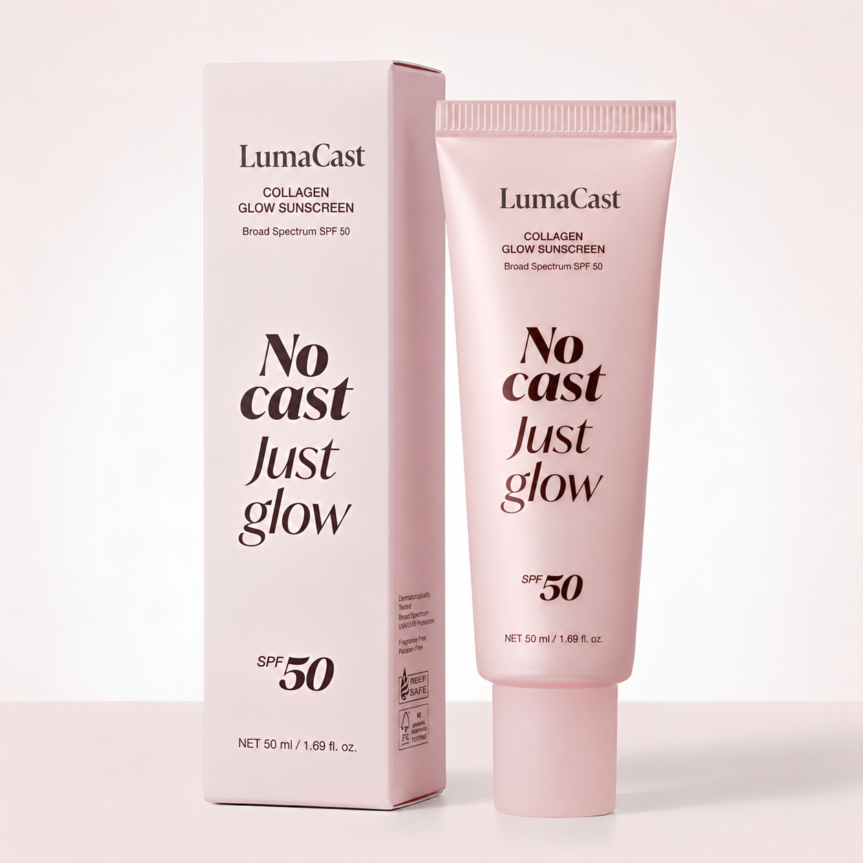 LumaCast Collagen infused 50SPF Suncreen