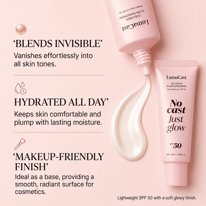 LumaCast Collagen infused 50SPF Suncreen